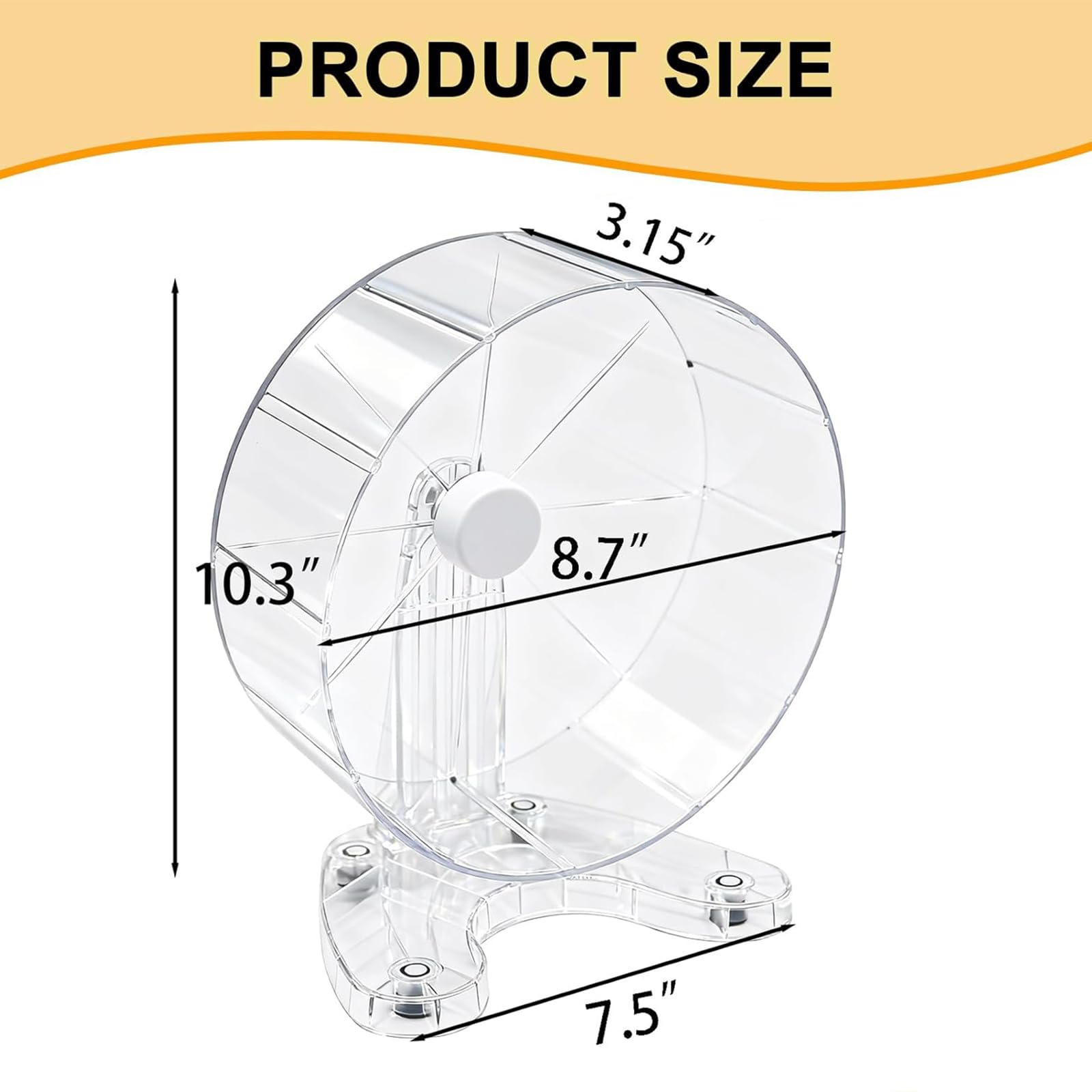 Hi-ERA hamster wheel premium bearings for ultra-quiet rotation