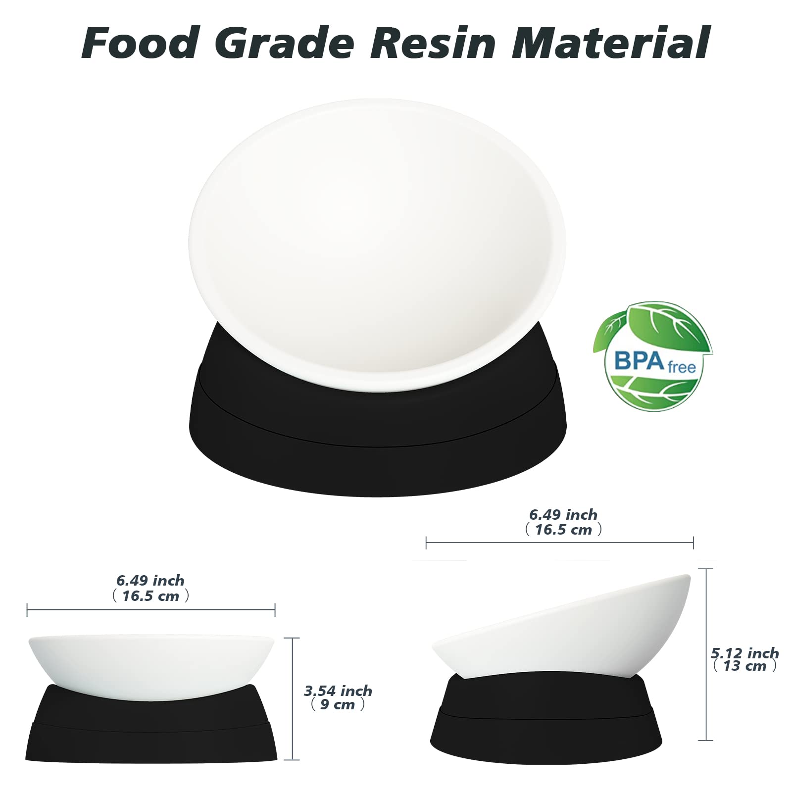 Hi Ravitat 17 oz capacity bowls ideal for small to medium pets.