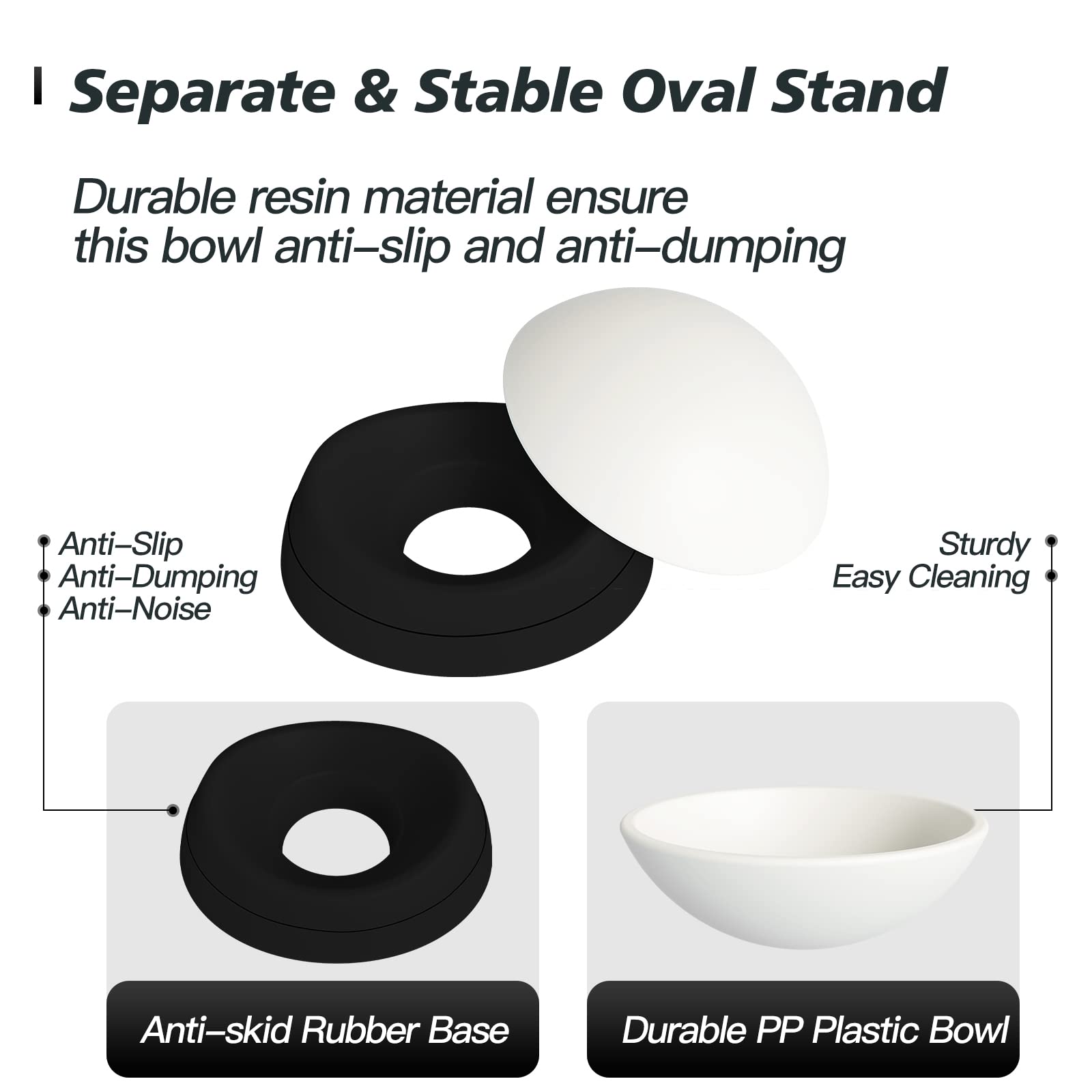 Hi Ravitat adjustable height suits kittens to small dogs for proper posture.
