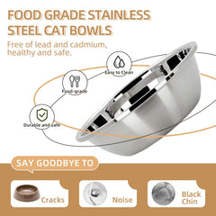 HIAIEVIY non-slip base keeps bowls steady for calm mealtime