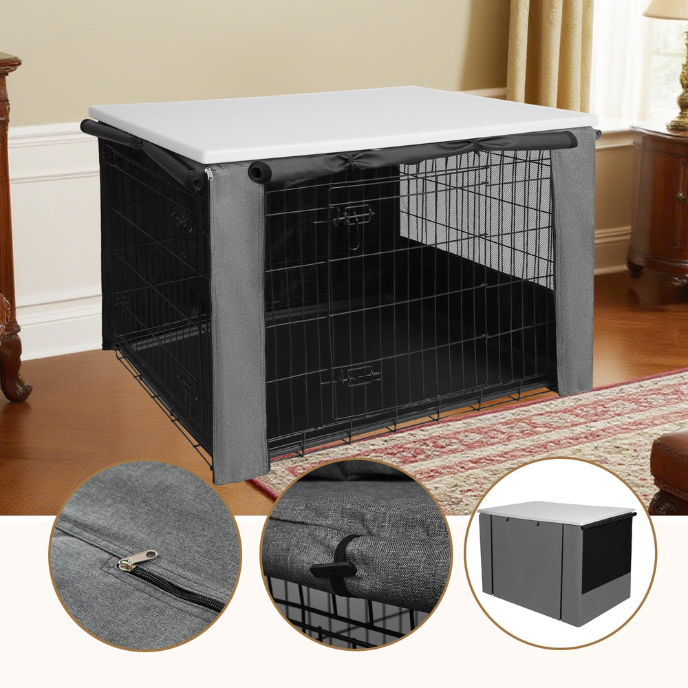 HiCaptain plastic crate topper with dual zippers for easy access and cleaning