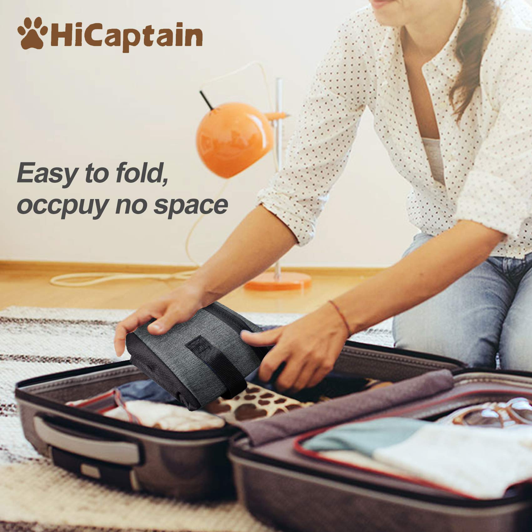 HiCaptain travel bowl and tiny shovel support on-the-go cat care.