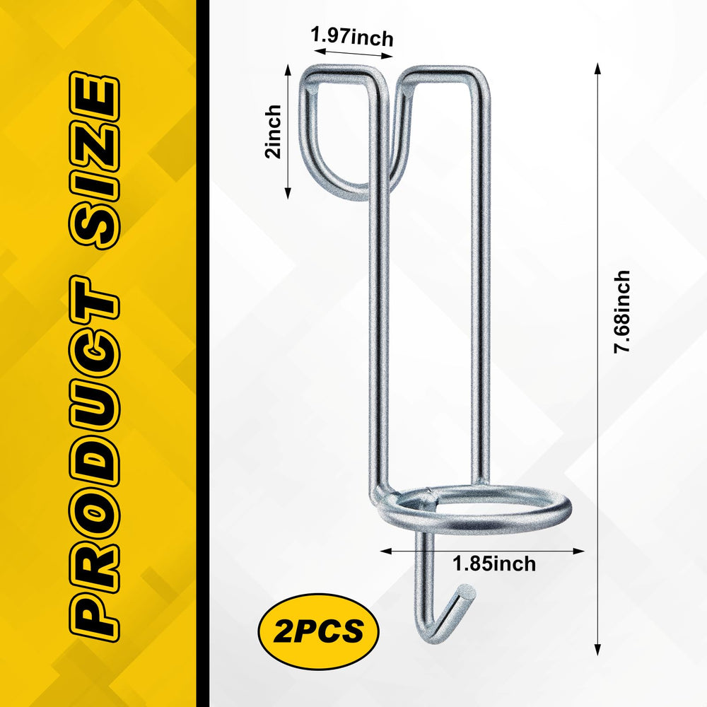 Hicarer tack hook for horses metal 2-pack keeps equipment off the ground.