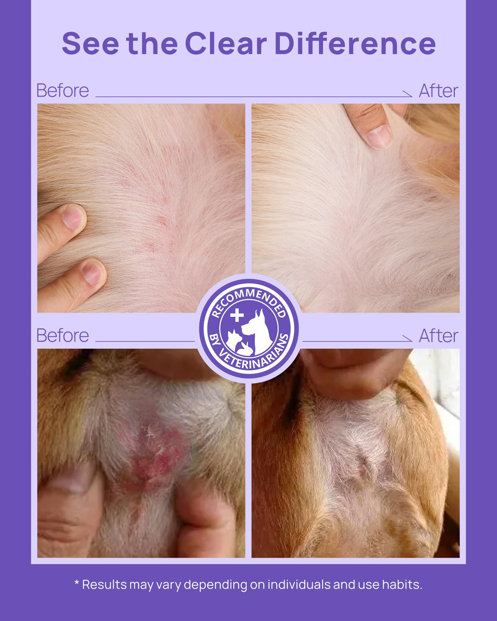 Closeup of HICC PET label showing HOCl benefits and safe use