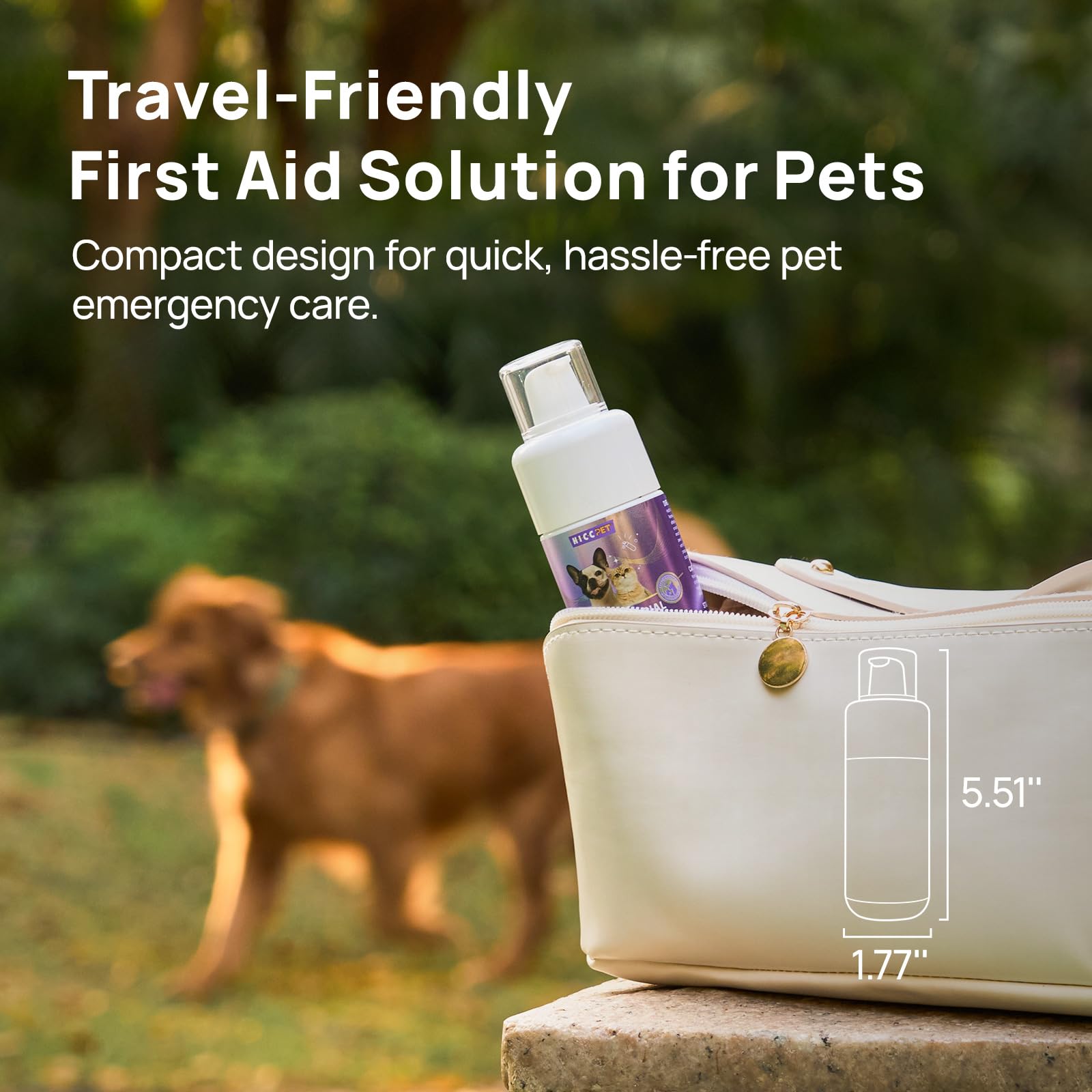 HICC PET dog wound care kit shows comprehensive at-home first aid solution.