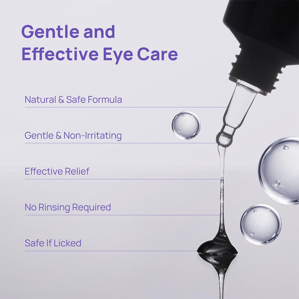 HICC PET Eye Gel on cat eye area supports daily moisture.