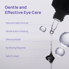 HICC PET Eye Gel on cat eye area supports daily moisture.