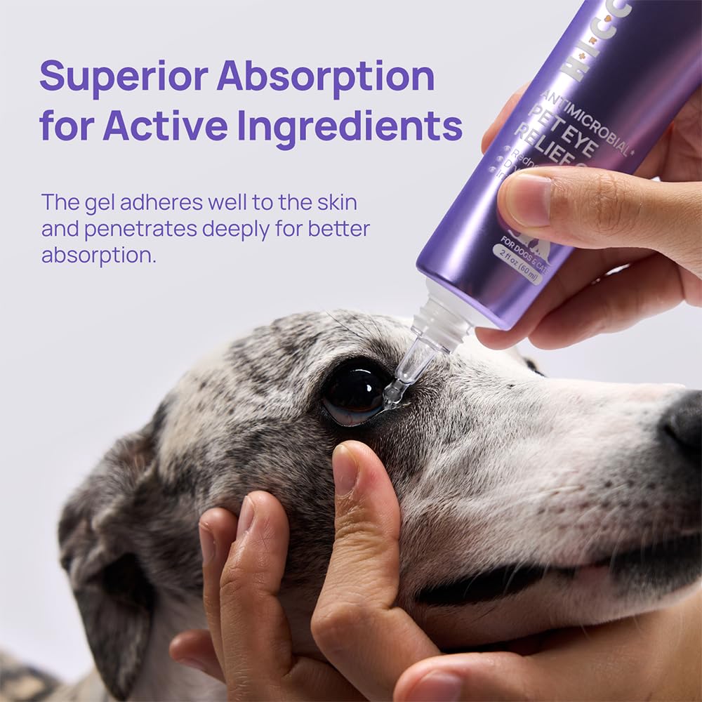 HICC PET Eye Gel is lick-safe and made with natural HOCl.