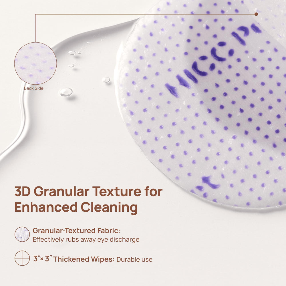 HICC PET Eyes Wipes Pro portable packaging enables quick cleanups anywhere.