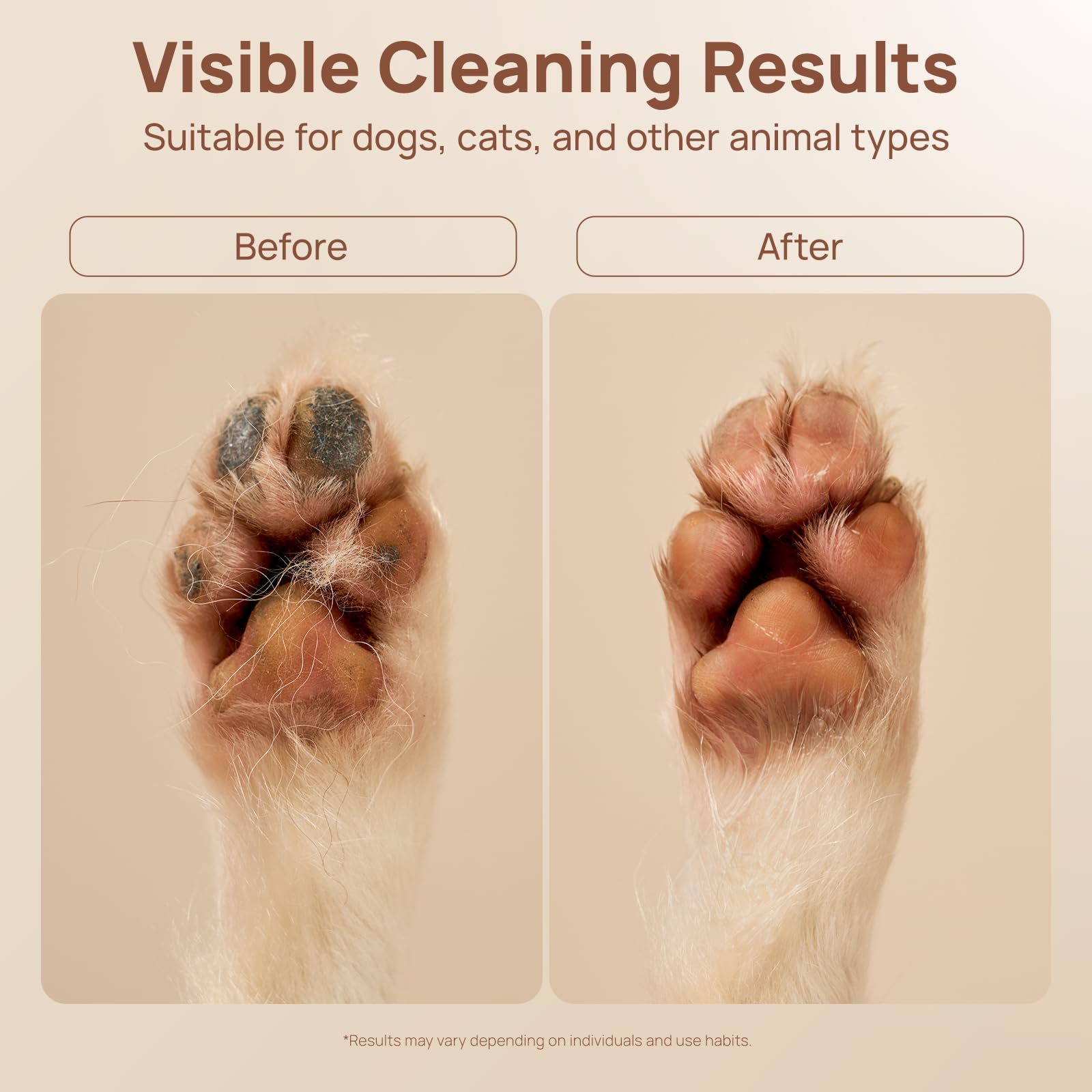 HICC PET Glove Wipes Pro coconut-scent option offers a fresh spa-like experience.