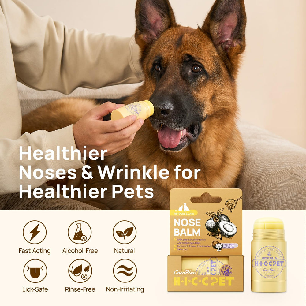 HICC PET nose and wrinkle areas image shows soothing coverage for sensitive skin