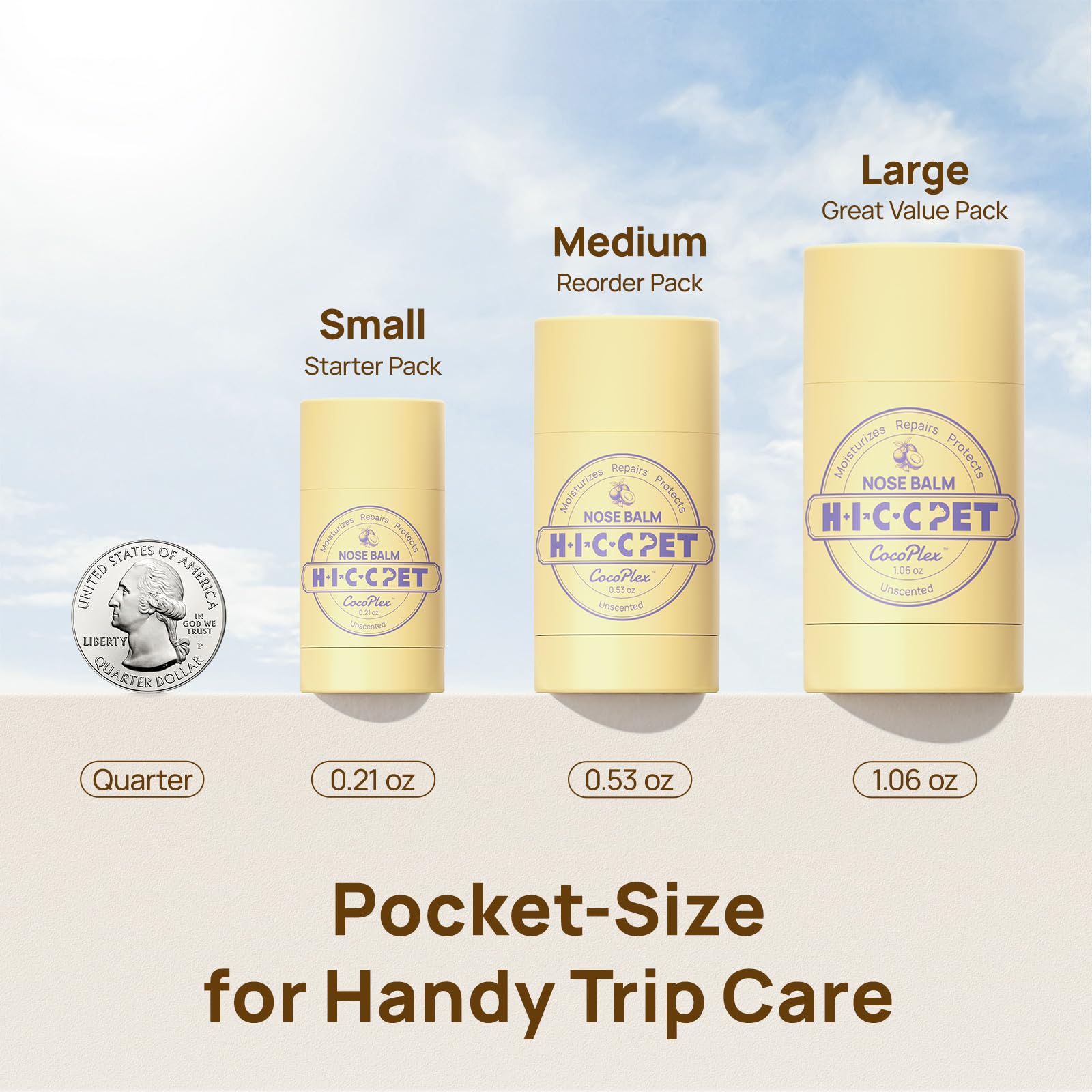 HICC PET Nose Balm fast-absorbing, non-greasy texture is pet-friendly