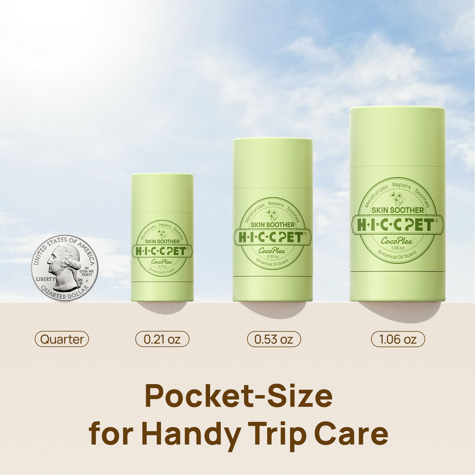 HICC PET Skin Balm on a clean surface for home use.