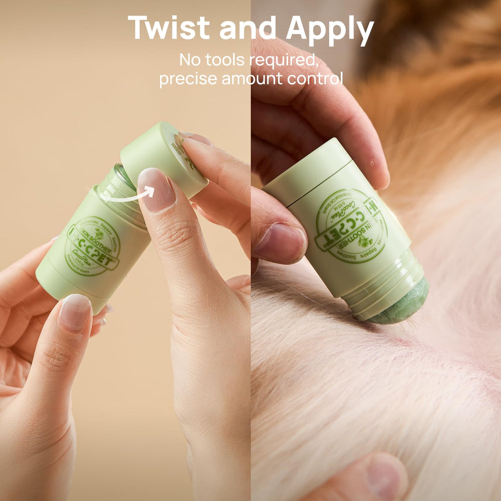 HICC PET Skin Balm features calendula oil for soothing relief.