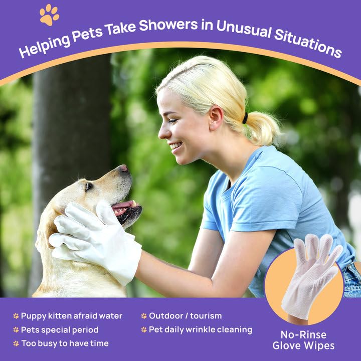 HICC PET travel scenario showing wipes during a walk for post-activity refresh.