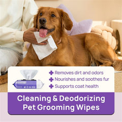 HICC PET Wipes textured pearl cotton for gentle cleaning and grip