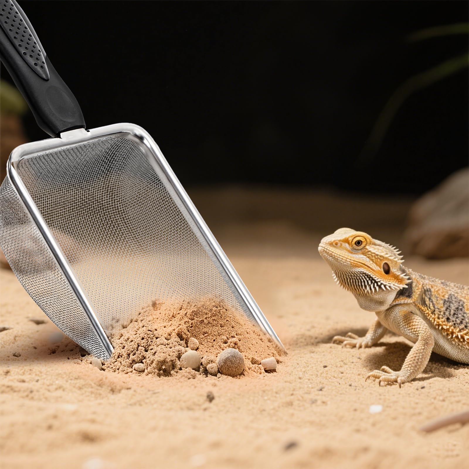 Hiceeden smooth-edge cleaning scoop with easy wipe-down surface