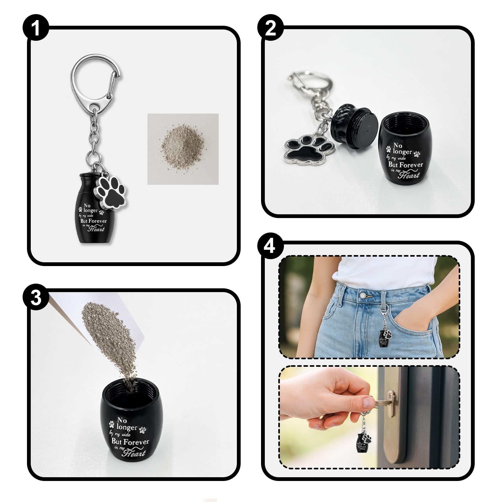 Hicustore frame photo area with collar holes detail for sentiment