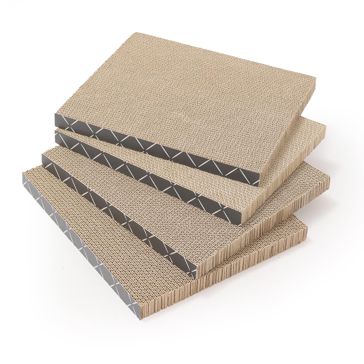 Hide & Scratch pad beside a cat nap spot supports convenient scratching near rest.