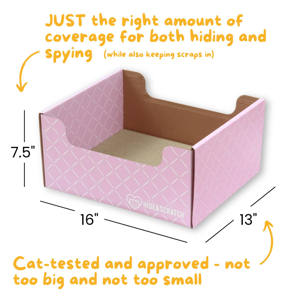 Hide & Scratch light pink diamond refill-bag, easy replacement pads for ongoing play.