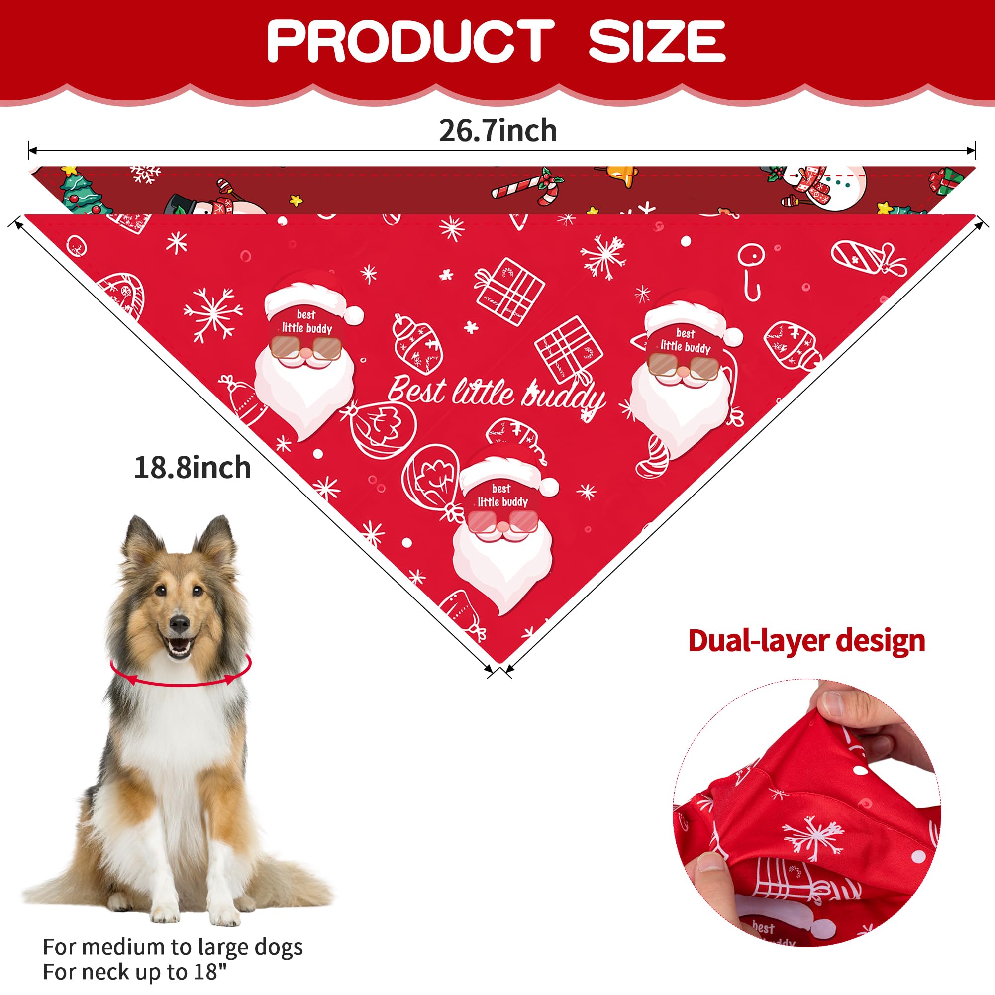 Hidnvefen durable polyester bandana provides soft, breathable comfort for active dogs
