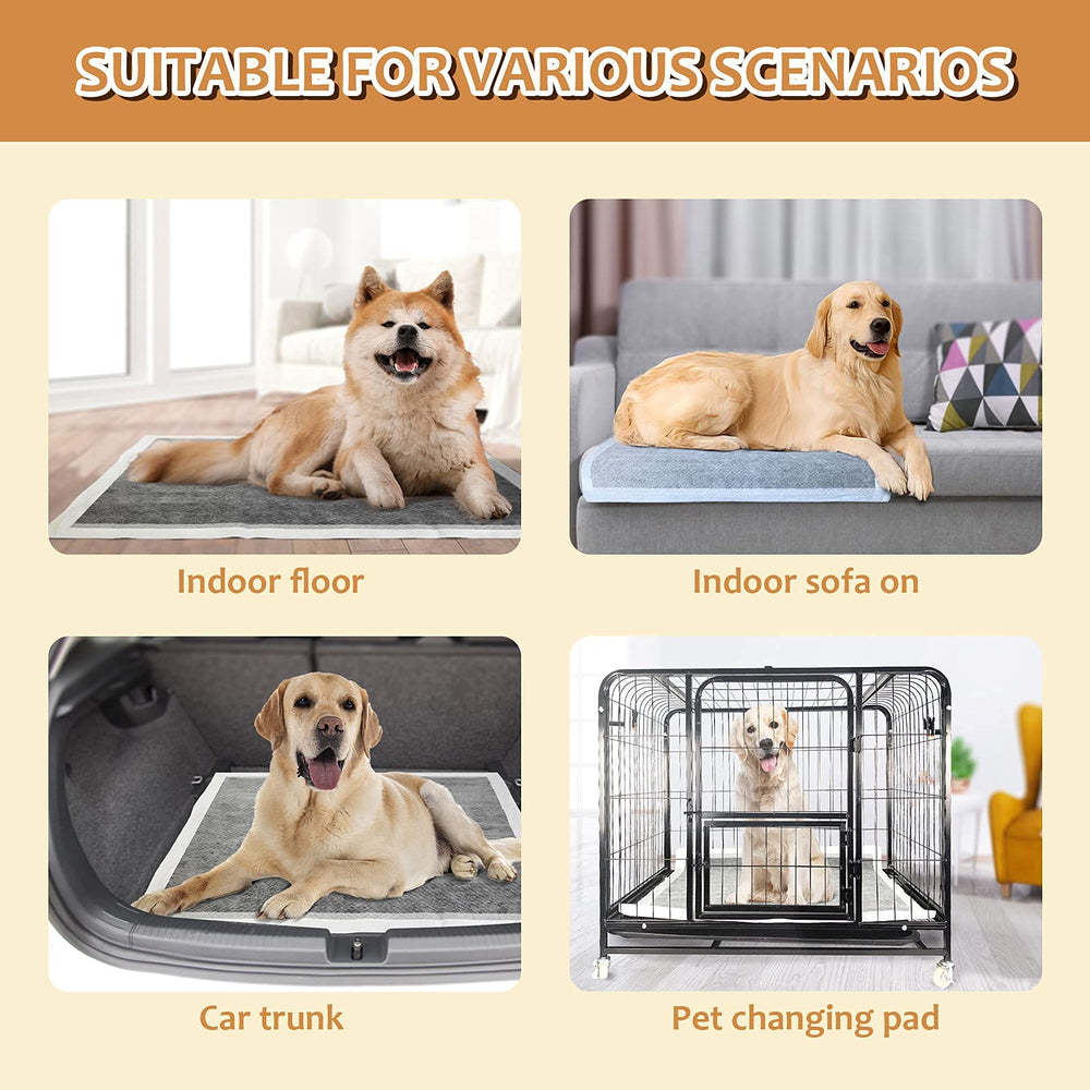 HIDOGGYLD Charcoal Dog Pee Pad 40 count pack for ongoing training