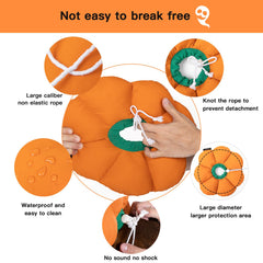 H HIDREAM cat cone collar allows eating and drinking comfortably.