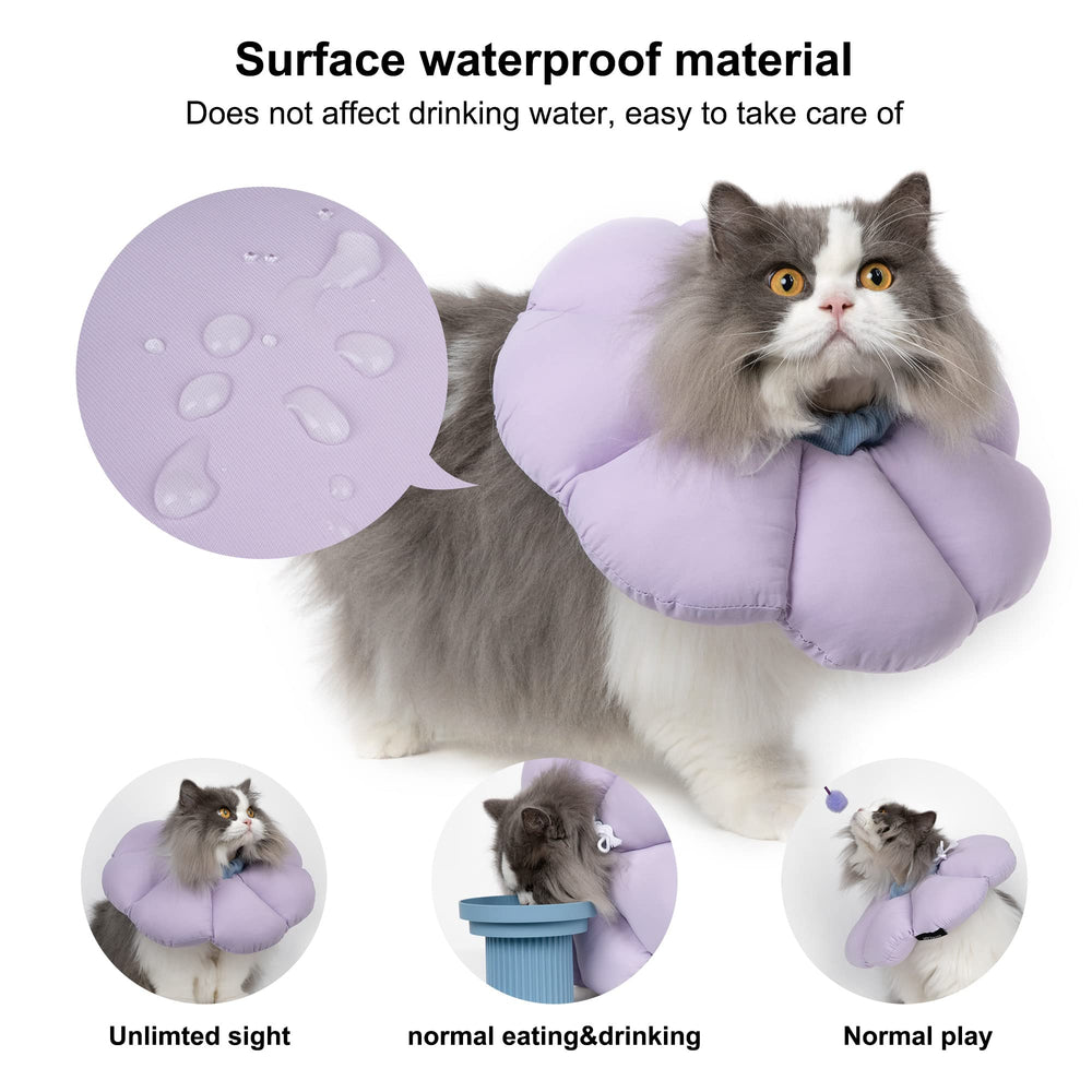 H HIDREAM soft waterproof cone keeps wounds dry while pets eat normally