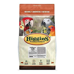 Higgins Safflower Gold parrot food bag—balanced nutrition supports daily energy and plumage health