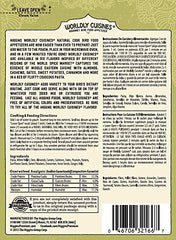 Higgins Worldly Cuisines Spice Market Bird Treat closeup reveals almonds, dates, and cinnamon aroma.