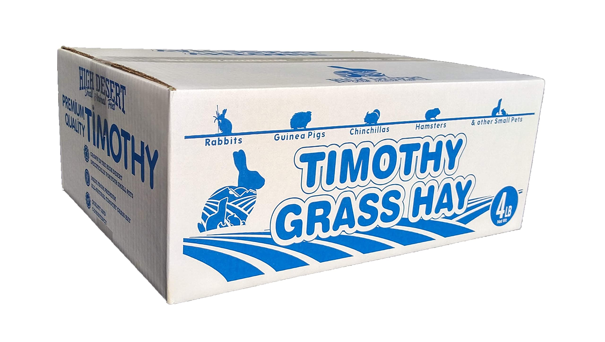 High Desert timothy hay in daily feeding setup for small pets