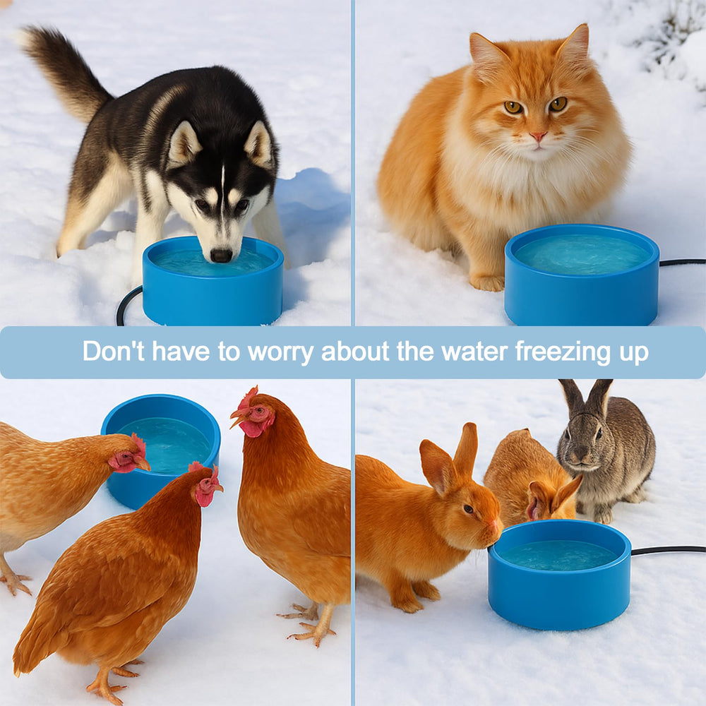 Higoro outdoor-use warmer keeps drinking water accessible in winter.