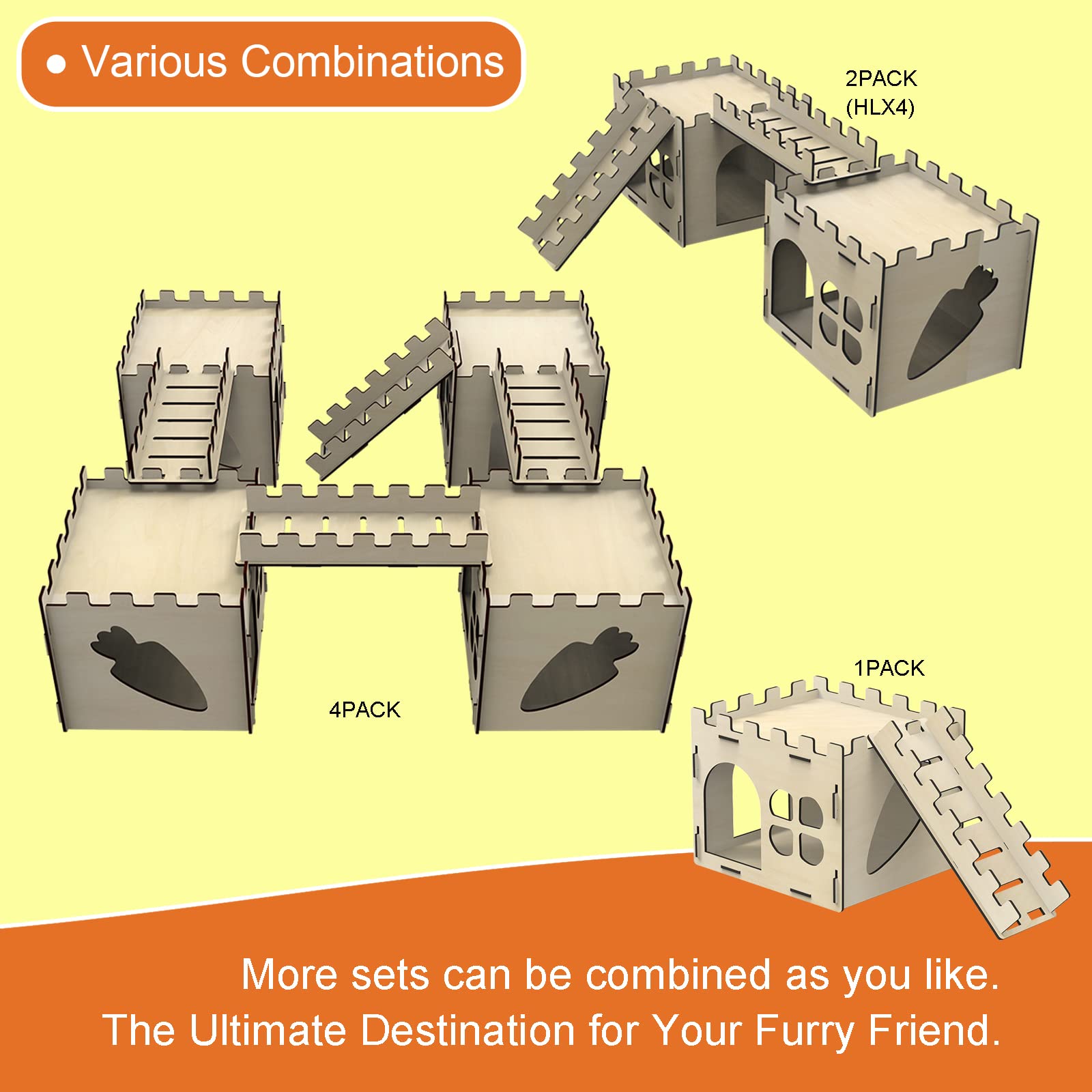 hiimalex bunny castle-multi-setup-ramp demonstrates versatile configurations for different room layouts.