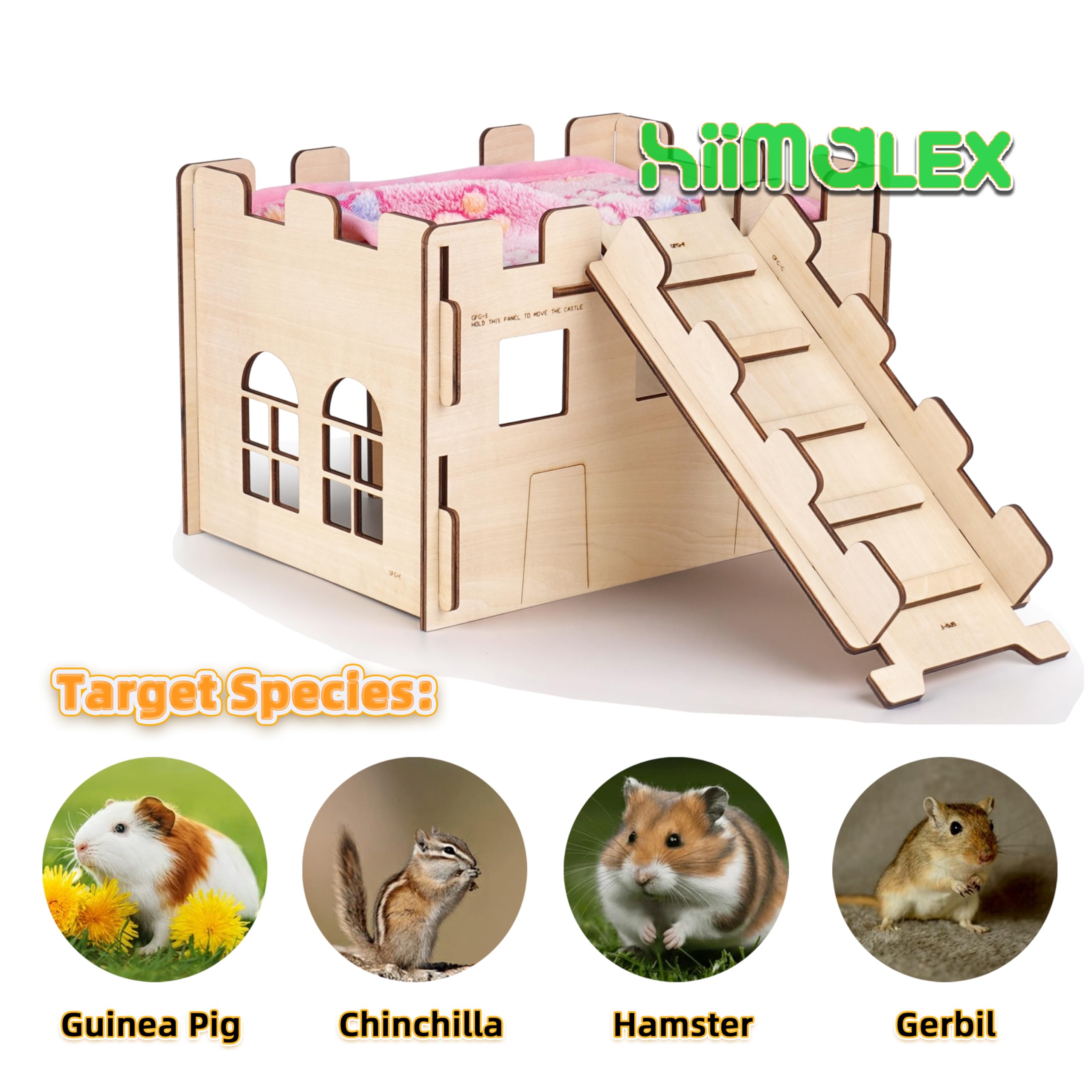 HIIMALEX ventilated design ensures airflow for pet comfort in hideouts.