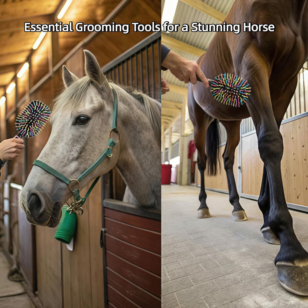 Hiiooweiyi comb dimensions show compact, easy handling for mane and tail