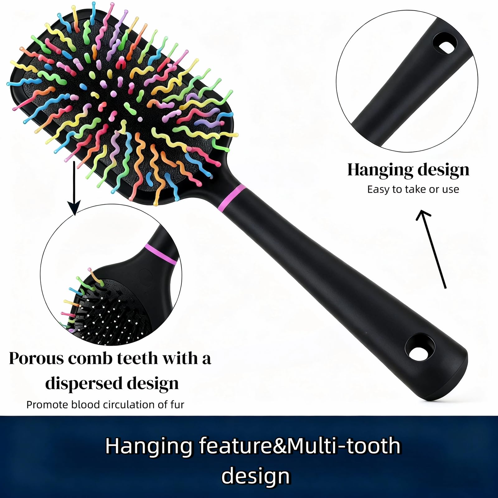 Hiiooweiyi polyester fiber teeth glide through knots without snagging