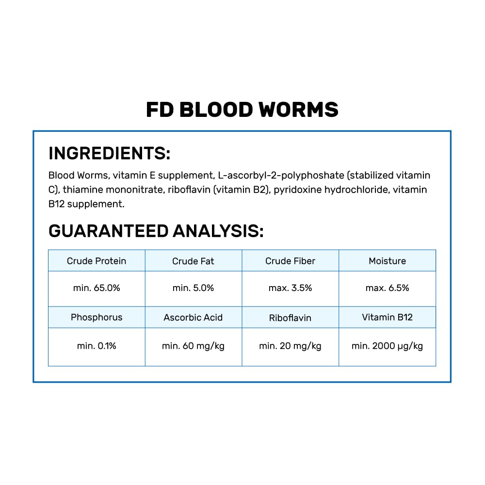 Hikari Bio-Pure worms are parasite-free and bacteria-safe for safer feeding