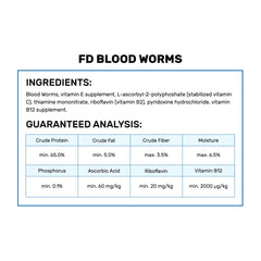 Hikari Bio-Pure worms are parasite-free and bacteria-safe for safer feeding