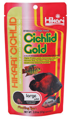 Hikari Cichlid Gold 2oz package showing premium nutrition for cichlids.