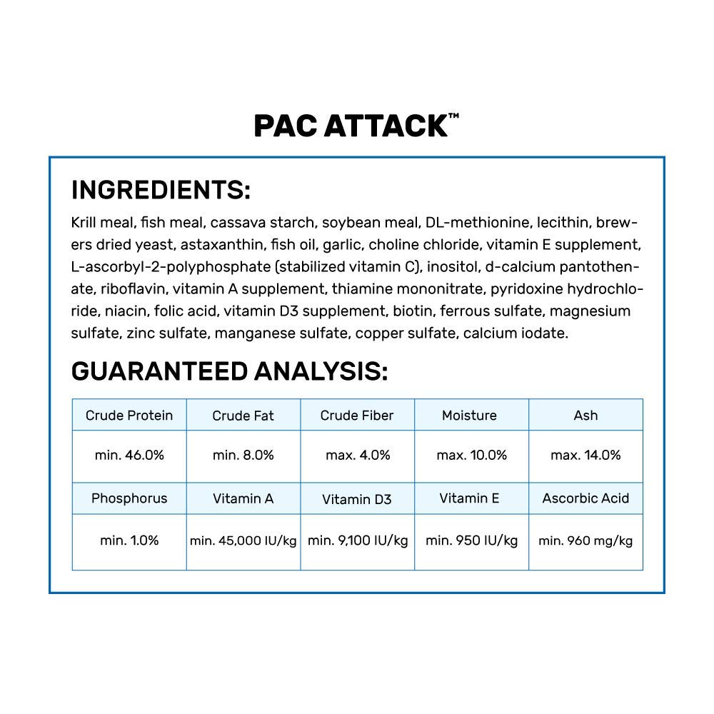 Hikari Pac Attack serving scoop enables precise portions for Pacman frogs