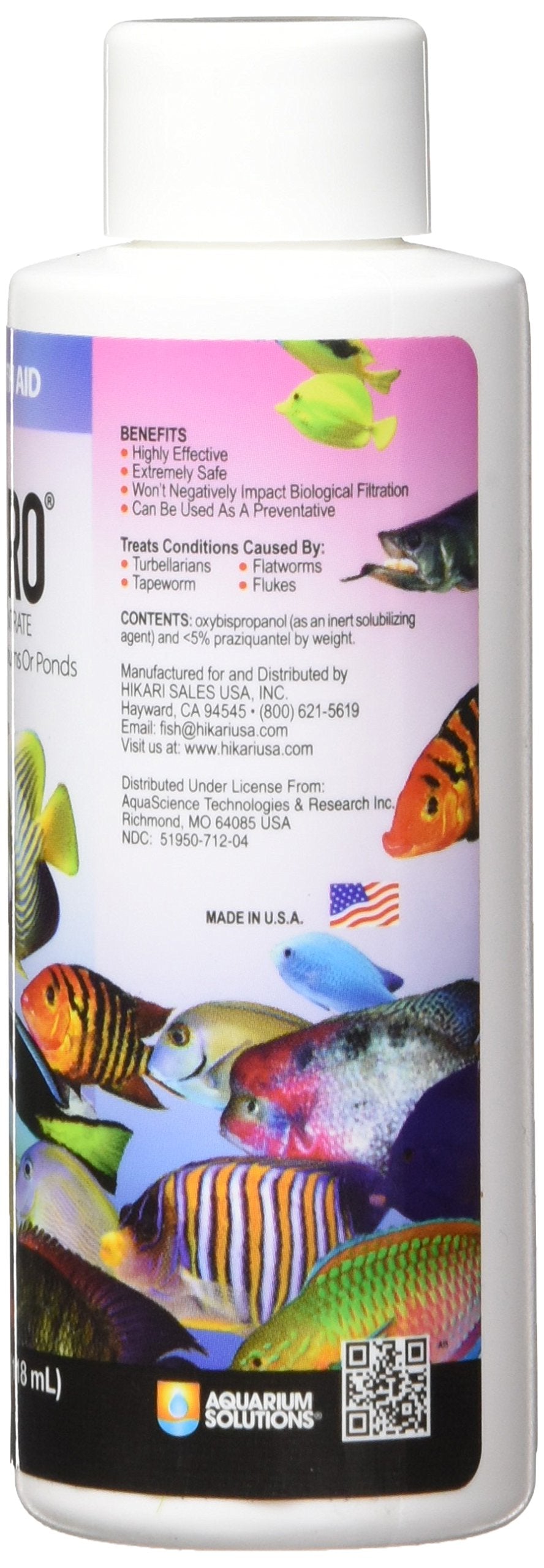 Hikari Prazipro dosing cap shown for precise treatment application in freshwater tanks