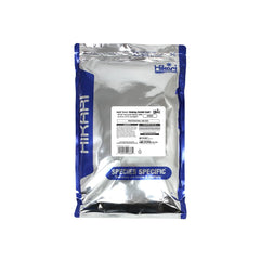 Hikari Sinking Cichlid Gold Pellets close-up texture emphasizing sinking feeding reduces waste