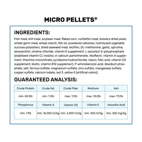 Hikari Tropical pellets in tank-feeding scene demonstrate gradual sinking