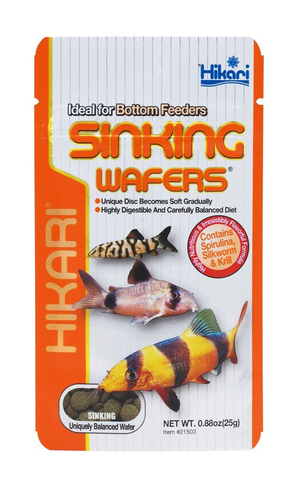Hikari Tropical Sinking Wafers pack shot for easy aquarium feeding and healthy fish