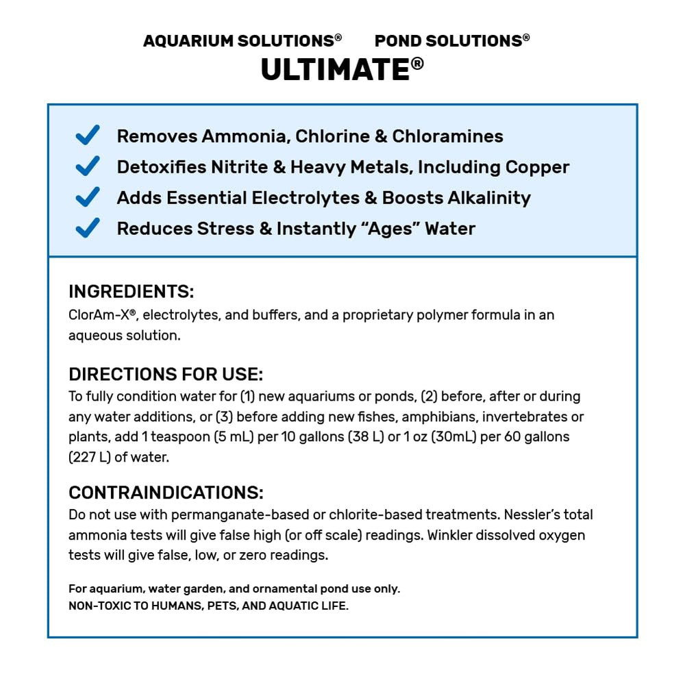 Hikari Ultimate Chloram-X bottle pour demonstrates easy dosing for water conditioning