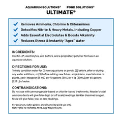 Hikari Ultimate Chloram-X bottle pour demonstrates easy dosing for water conditioning