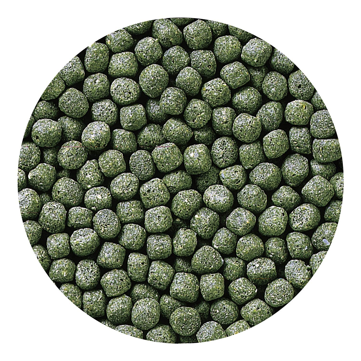 Hikari water-clarity image shows pellets that help keep the tank clear.