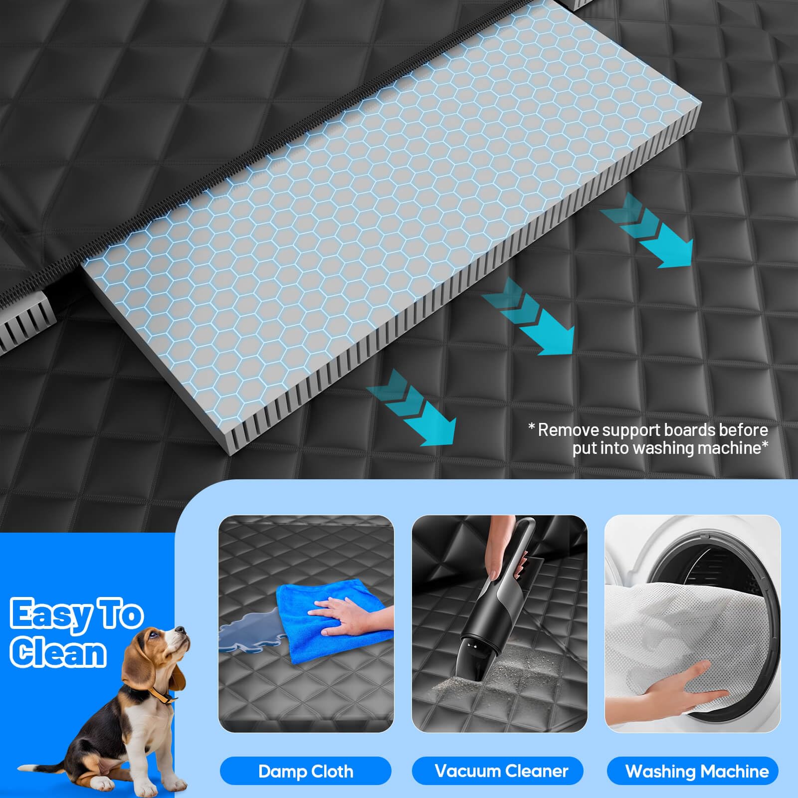 HikeSeptPals dog seat cover-side-coverage shields doors during travels.