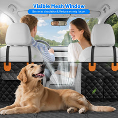 HikeSeptPals dog seat cover-support-board provides sturdy footing for large breeds.