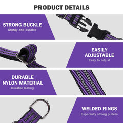 Hikiko durable soft-nylon dog collar stands up to daily wear and gentle pulls.
